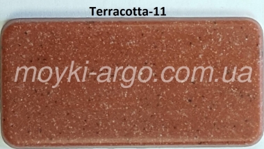 Гранитная мойка Argo Albero terracotta